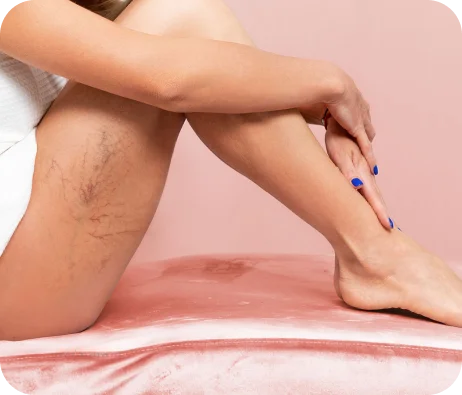 Enlarged leg veins