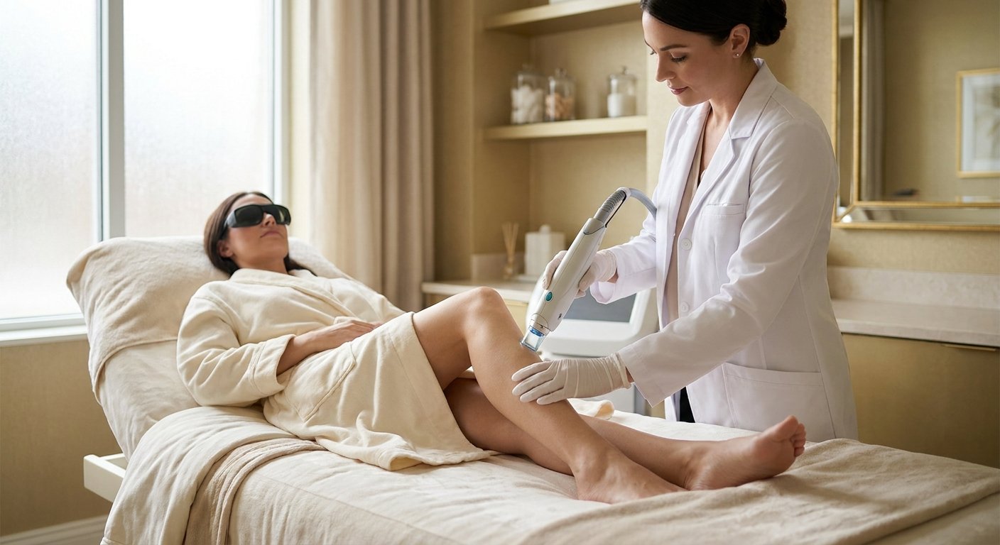 Laser hair removal at Charming Skin & Vein Clinics